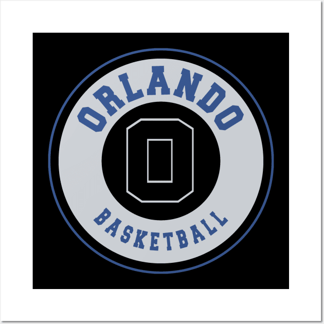 Orlando basketball Wall Art by BVHstudio